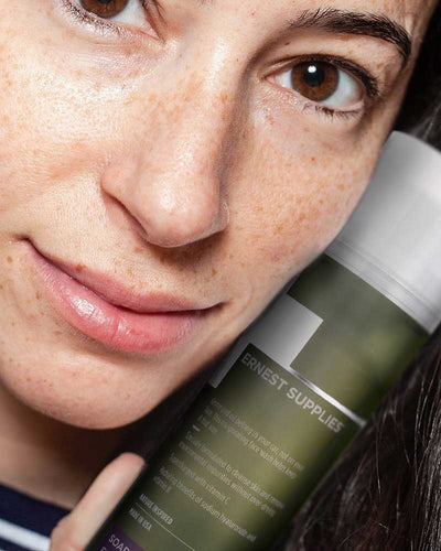 Ernest Supplies Skincare for all humans Product layering skin health eco-friendly pro-planet gender inclusive men women